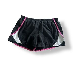 [Nike] Black and Pink Performance Athletic Shorts